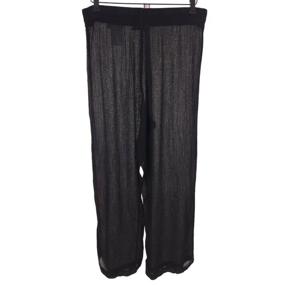 Our Legacy Reduced Straight-Leg Crinked Trousers Size 48 US 32 M Mens Black $335 - Picture 6 of 13